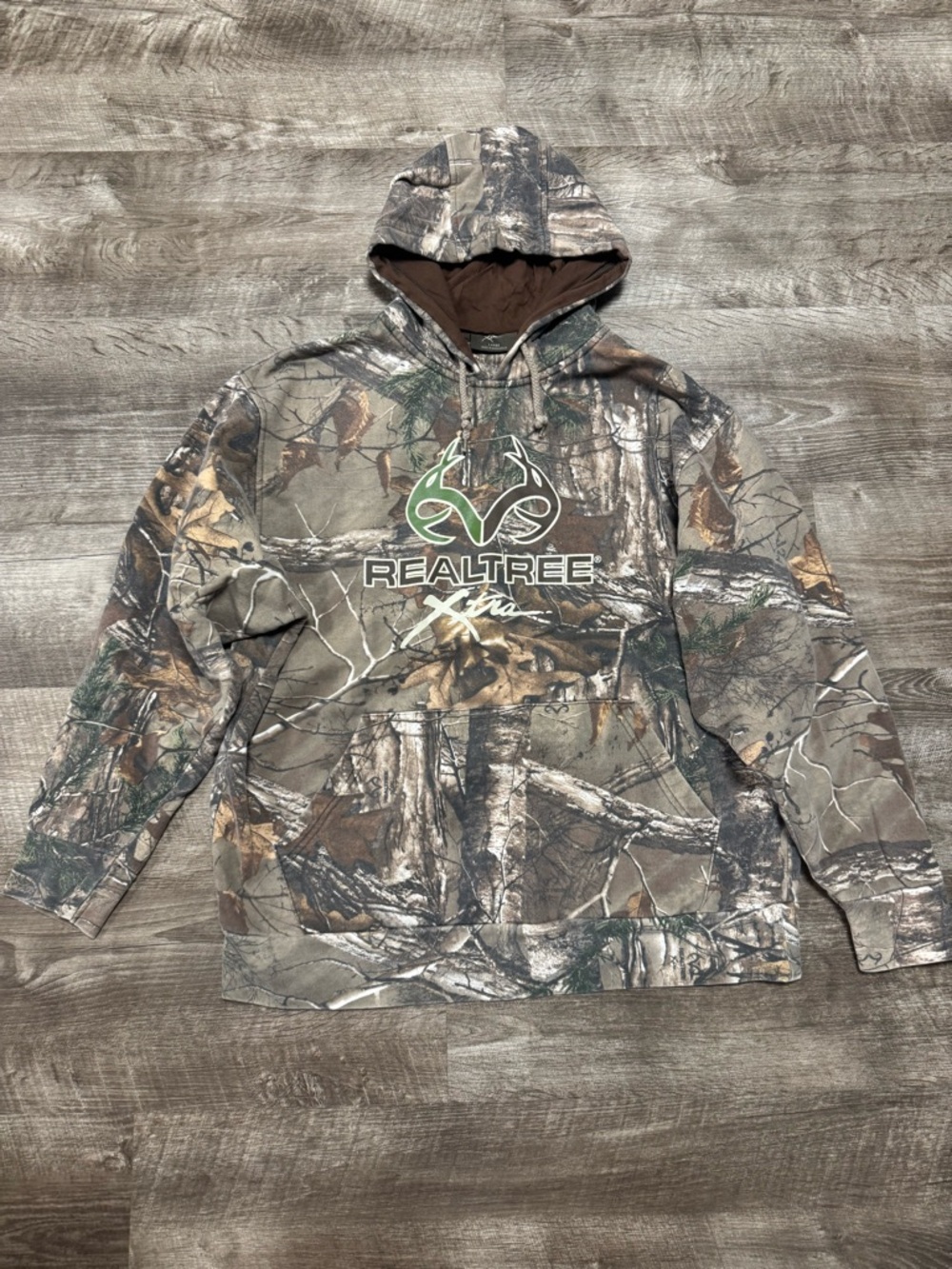 REALTREE Camo Hoodie Size Large